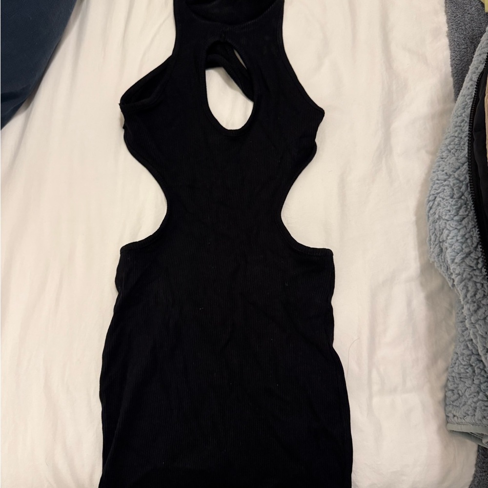 Black Cutout Bodycon Dress